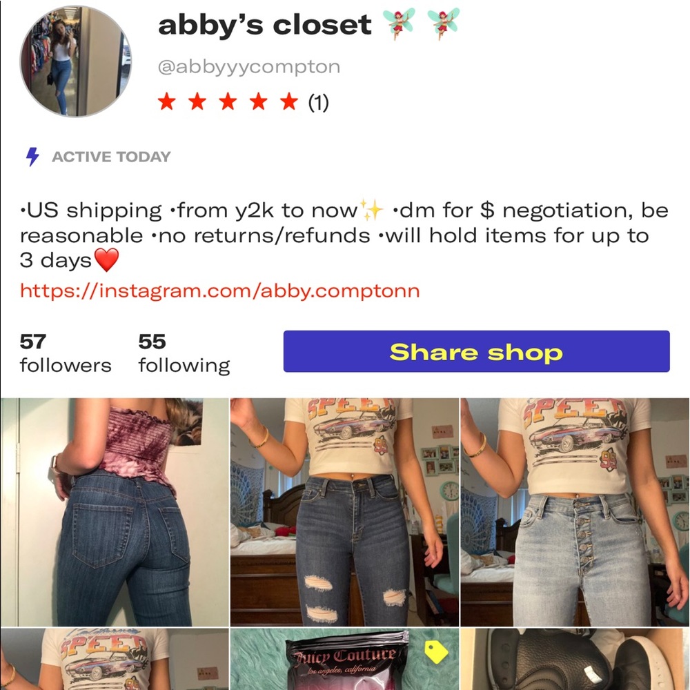 CHECK OUT MY DEPOP PAGE! (linked on my poshmark!)